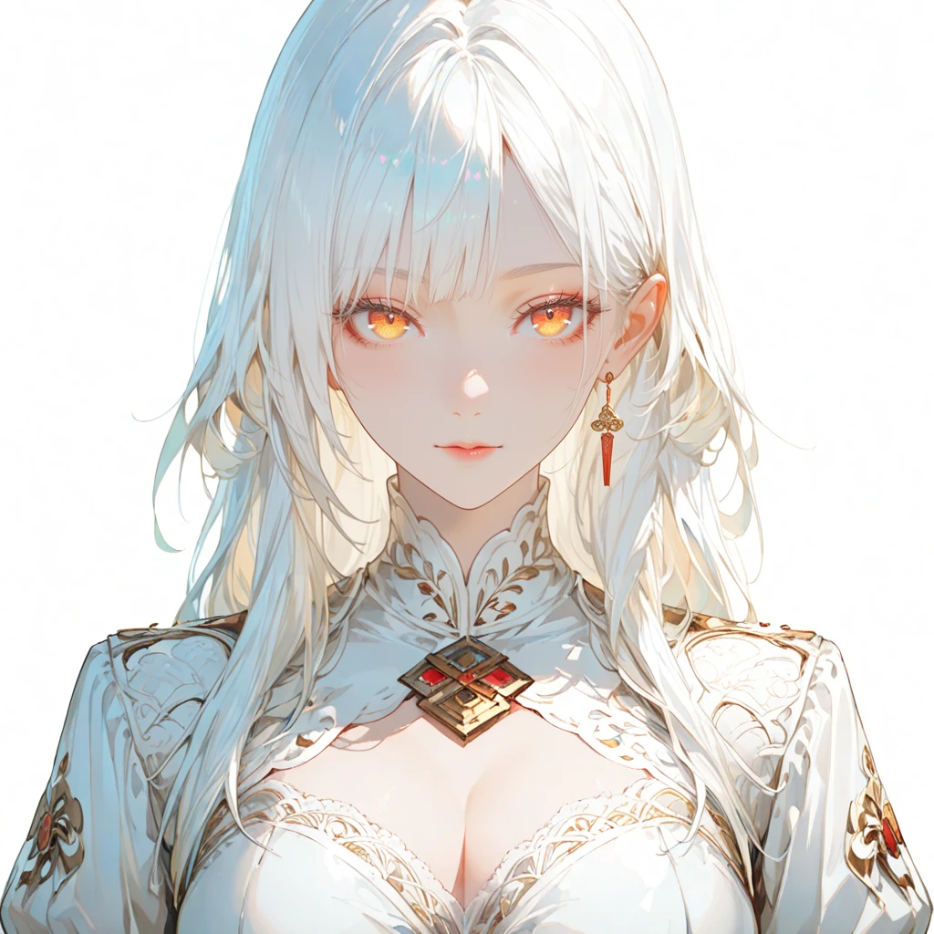 white hair