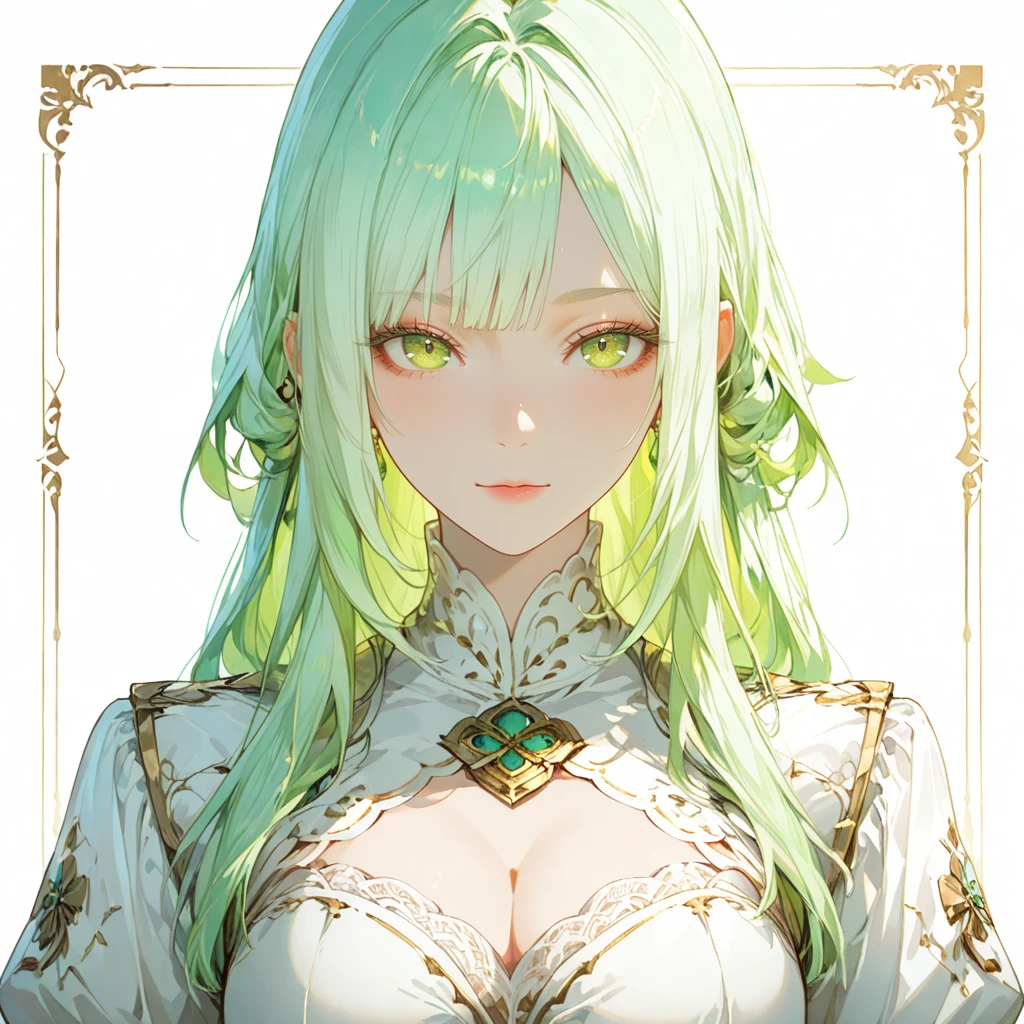 pale green hair