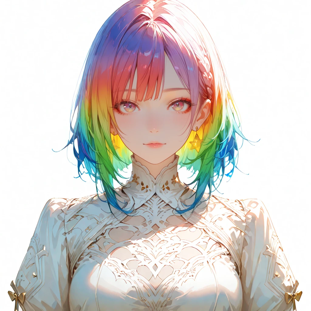 rainbow hair